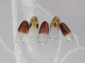 ネイルライフ(NailLife)/マグハーフフレンチリーフ