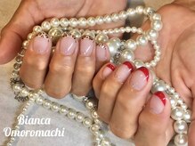 ビアンカ 沖縄おもろまち店(BIANCA)/レオパフレンチ×赤フレンチ★