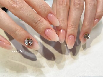 ネイルサロン イントゥ(into_)/ベイビーブーマ×ビジュー