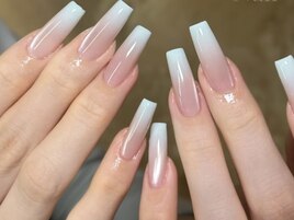 長さだし　夏ネイル