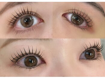 エミニーラッシュ(eminy lash)の写真/《ロッドの種類豊富にご用意》毛先にかけて丸みのあるまつ毛パーマ~80度の立ち上げるパリジェンヌまで対応