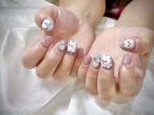 にっこりネイルの雰囲気（推しネイル・キャラネイルお任せください♪）