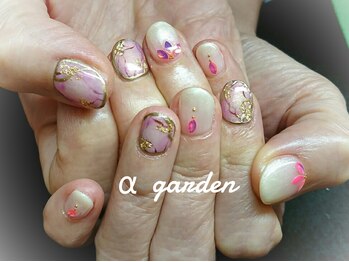 ネイルサロン アルファガーデン 町田本店(α garden)/4本アートコース●オフ込み2h