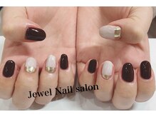 ジュエルネイルサロン(Jewel)/ワンカラー＋ミラー