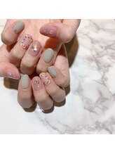 アティックネイルアトリエ(attic nail atelier)/押し花ネイル★