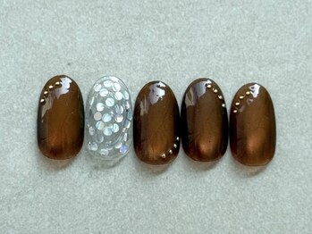 ブランロール 中目黒店(Blanl'or)/オーロラホログラムネイル