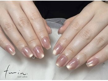 ツインネイル 塩釜口店(twin.nail)の写真/《最新 enoi マグネットジェル導入！》トレンド感たっぷりのネイルが楽しめる♪ドリンクサービス付き◎