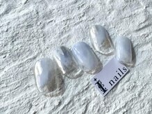 アイネイルズ 池袋店(I-nails)/ブルーシルバーニュアンス