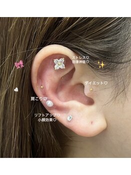ナスサロ/耳ツボジュエリー