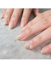 ラメグラ×蝶々♪