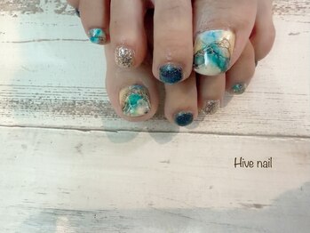 ハイブネイル(Hive nail)/インクニュアンスネイル