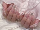 キラキラピンクネイル＊momoka