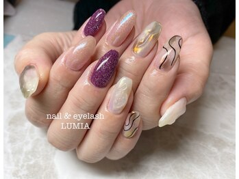 ネイル&アイラッシュ ルミア(Nail & Eyelash LUMIA)/ニュアンスネイル