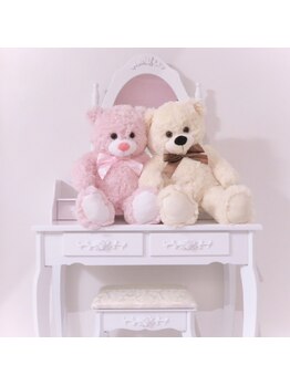 アンジュ 中町店(Ange.)/クッションはクマのぬいぐるみ★