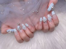 スノーネイルサロン 新宿店(Snow nail salon)/ツイードパールリボン