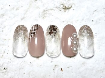 紗々風ツイードネイル