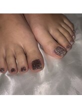 Mネイルアンドカフェ シェレステ/フットネイル！フラッシュ！