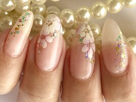 桜グラデーションネイル