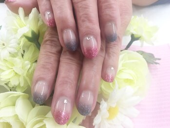 プルミエ ネイル(Premier Nail)/シックな2色ラメグラ★