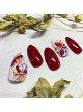 サロンR/ニュアンスフラワーネイル