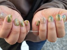 ケイアイエムネイル(KIM nail)/もやもやnuance×手描きアート
