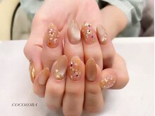 ココロバ ネイルアンドビューティーサロン(COCOLOBA)/フラワーマグネットネイル