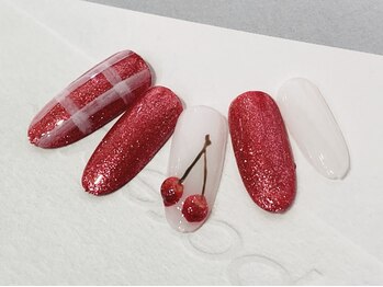 さくらんぼネイル5980円/初回