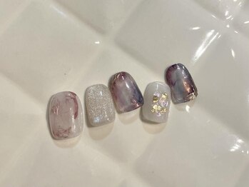 アイネイルズ 池袋店(I-nails)/オーロラインクニュアンスネイル