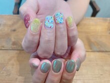 アトリエ ツメ(atelier TsuMe)/アシメネイル/ガーリーポップ