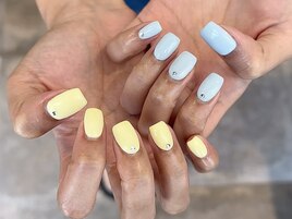 パステルカラーネイル