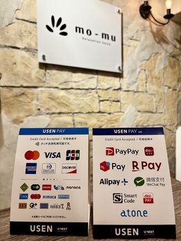 モーム 立町店(mo-mu)/決済方法は多数、対応可能◎
