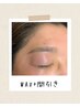 【2回目以降】女性限定　美眉WAXスタイリング【間引きあり】