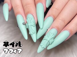 秋/マット/ミント/長さだし