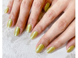 ～シンプルオーロラネイル～