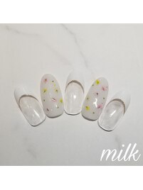 押し花デザイン♪