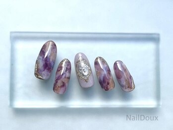ネイル ドゥ 岡山駅前店(Nail Doux)/大人天然石ネイル