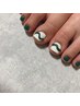 【FOOT】親指art◆2本(ケア込み)　8,800円→7,700円