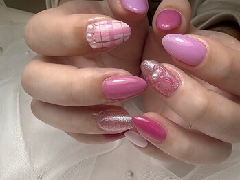 ノンノンネイル(Nonnon.nail)/リボンネイル