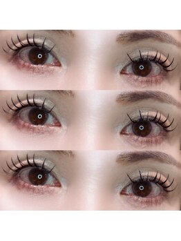 ヌイ バイ ビジュウ(nui by BIJOU)/Wフラットラッシュ120本¥7000