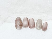 リベレ(LIBELLE)/チェックネイル/秋デザイン