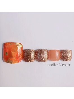 アトリエラブニール/紅葉ネイル