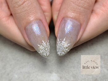 リトルビュー(little view)/・手描き雪の結晶