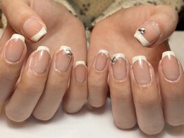 フレンチ×グラデーション