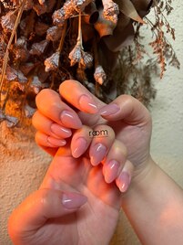 ナチュラルピンク×スカルプ