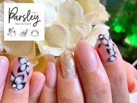 ぷっくりフラワーアート