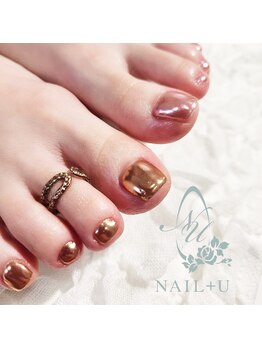 ネイルプラスユウ(NAIL+U)/Foot,ミラーnail