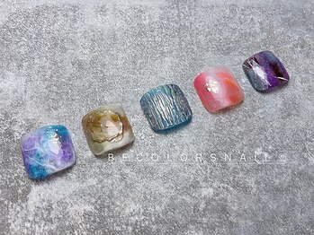 ビーカラーズネイル(BeColorsNail)/フットシーズンデザイン