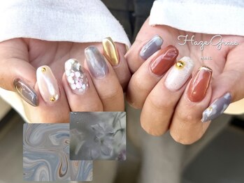 ハズグラスネイル(Haze Grass nail)/ニュアンス　