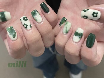 ミリネイルズ(milli nails)/ディープグリーン