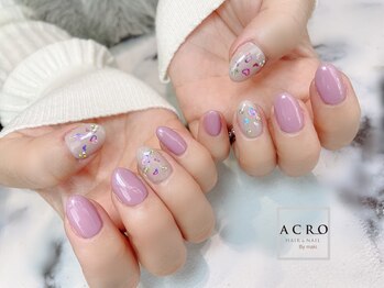 アクロネイル アンド アイ(ACRO NAIL&EYE)/ハートホロネイル